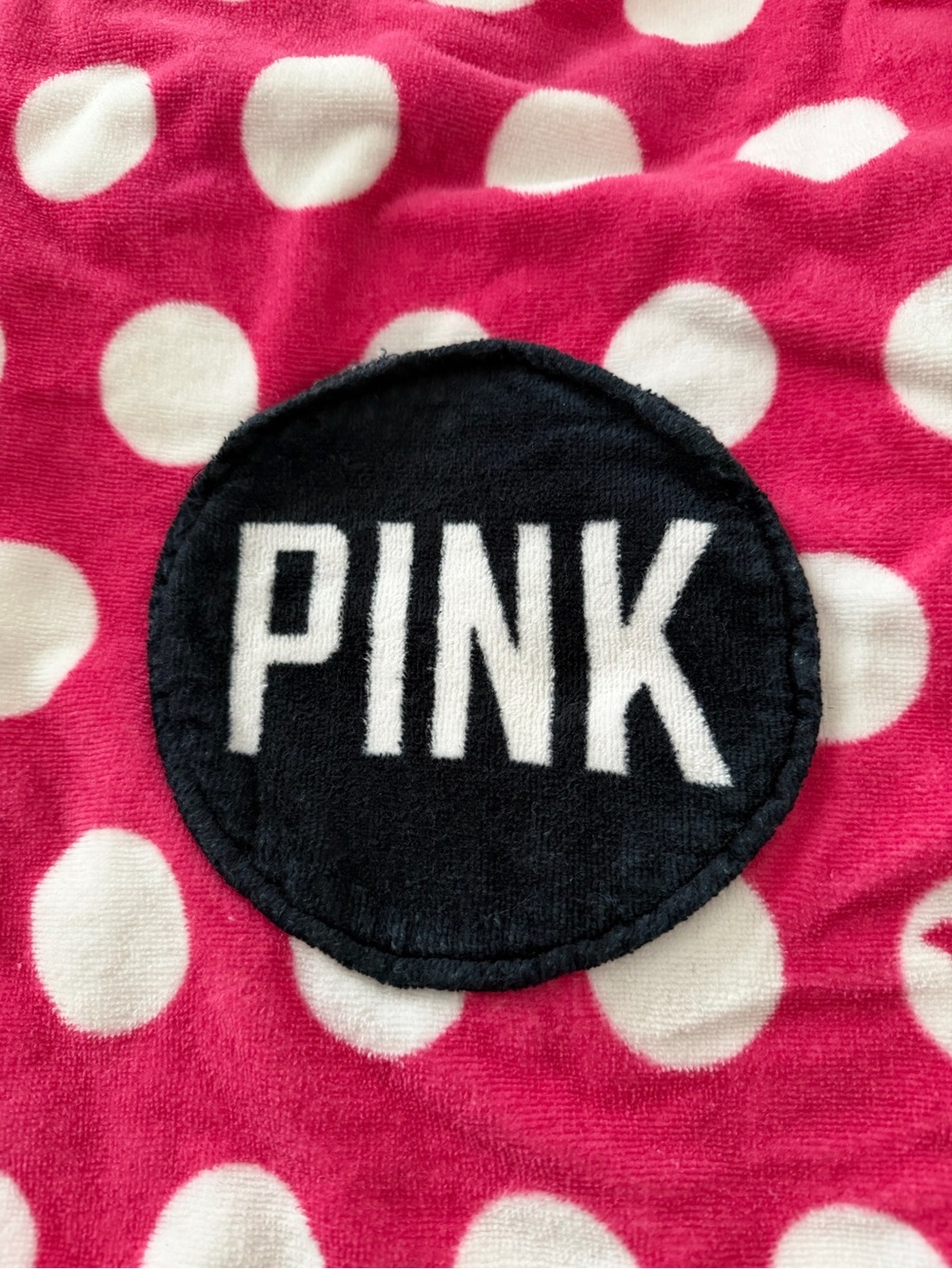 PINK VS Polka Dot Towel Wrap - Picture 7 of 8
